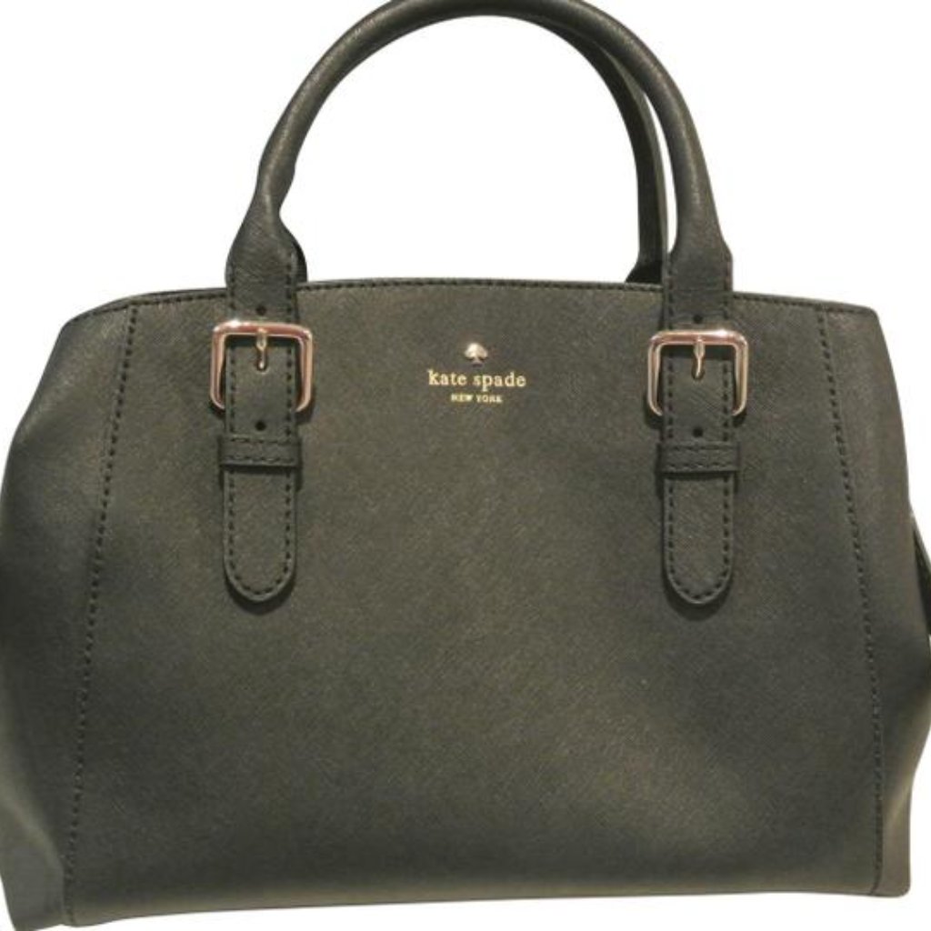 Kate Spade Cove Street Provence Saffiano Black Leather Satchel